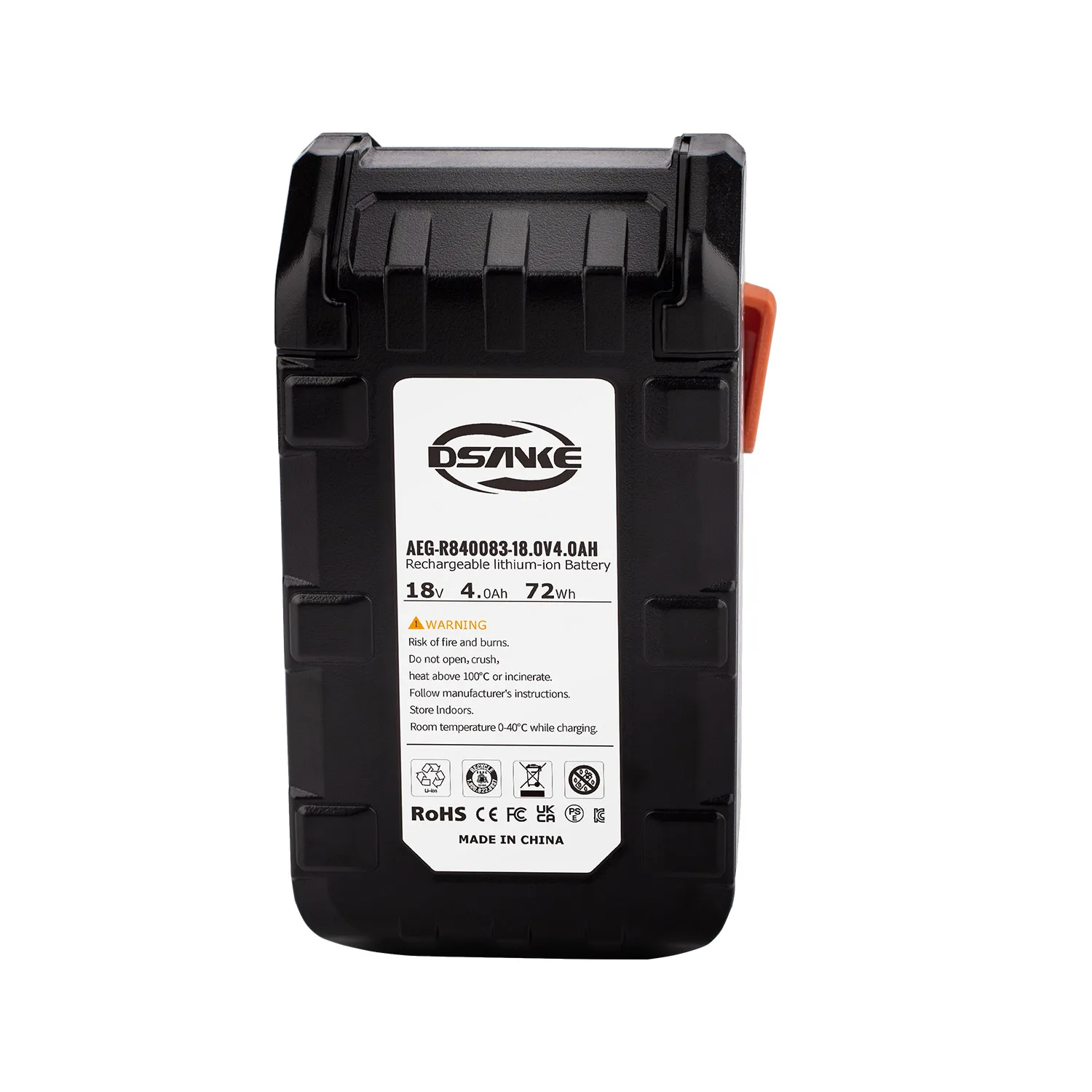 Factory Compatible With AEG Ridgid 18V Battery Rechargeable 4AH Power Tool Battery for Chainsaw