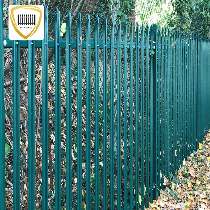 Горячеоцинкованная стальная ограда palisade/безопасная панель из ПВХ 2 4 м palisade