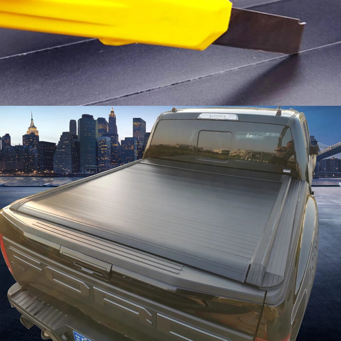 New Model Customized Locking Tailgate Pickup Truck Tonneau Cover For Added Security Isuzu Ruimai