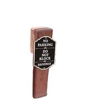 Customized temporary aluminum handicap no parking ban sign board stand customer reserved parking lot sign aluminum signag custom