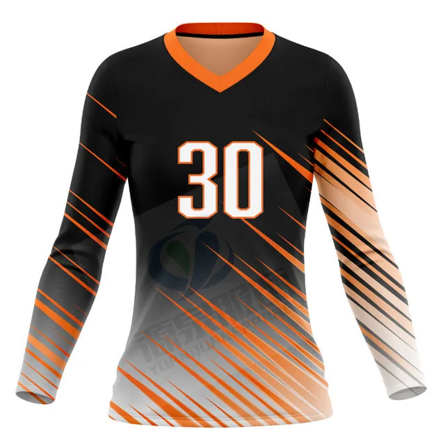 Женские футболки с длинным рукавом для волейбола