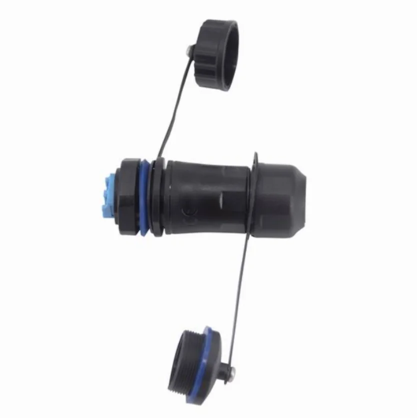 M20 two to lc cat6a Double core single head straight through seat terminal block rj45 male female