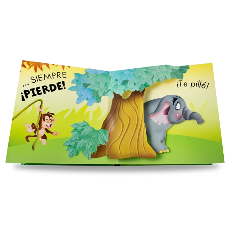 Hot Selling Book Printing Service Custom Children 3D Hardcover Pop Up Book Printing