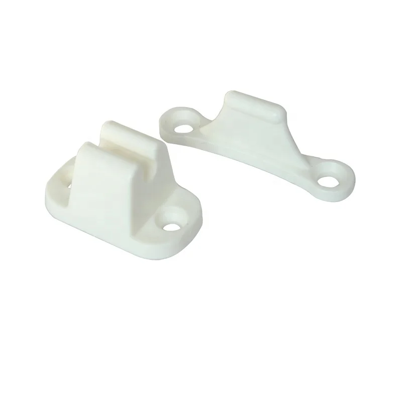 White or Black Nylon Door Retainer Catch For Caravan Motorhome RV Boat Door Clip