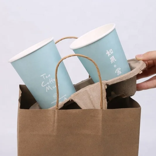 Paper Pulp Takeaway Coffee Cup Holder
