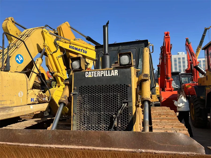 Used Caterpillar D6G Bulldozer for sale Original CAT D6D D6M Secondhand small crawler bulldozer high quality Tractor