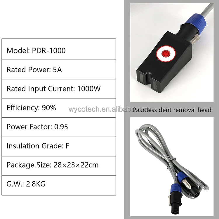 220V 50Hz or 110V 60Hz Dent Remover Free-Painting Dent Repair Tool Induction Heater Iron Car Body Dents Repairing Tools