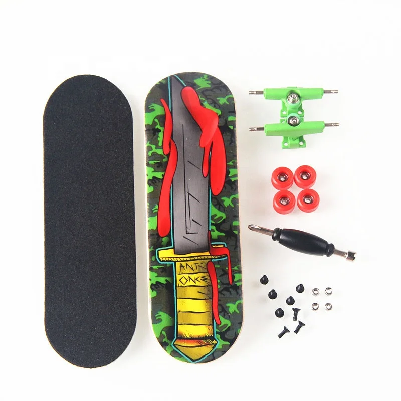 Custom printing  32MM 34MM wooden fingerboard maple finger skateboard new