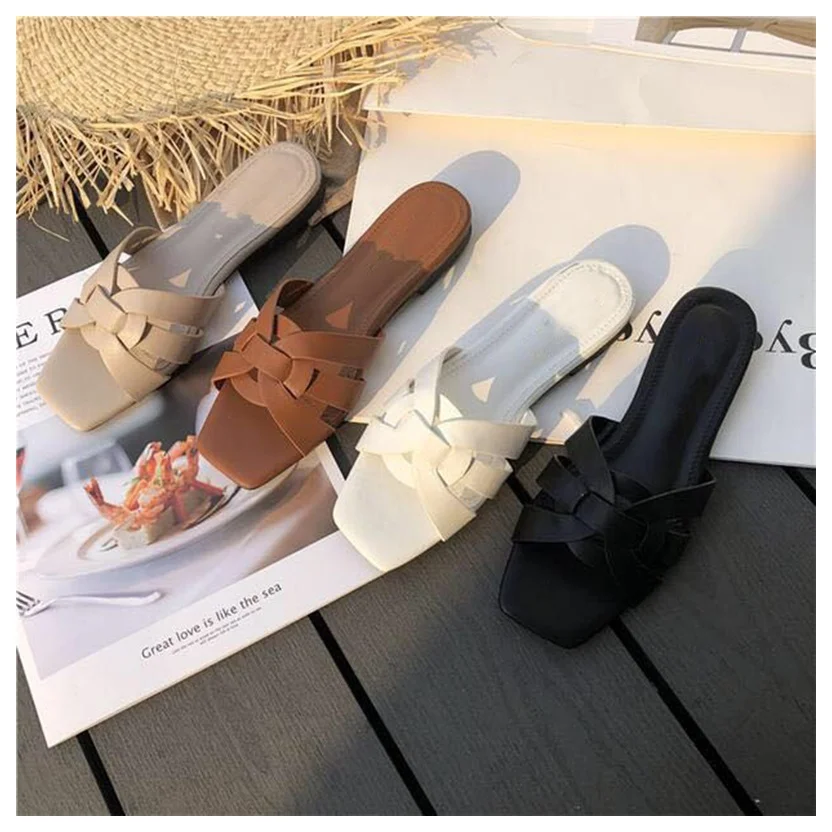 AliExpress hot sale  women flat sandals slippers  005