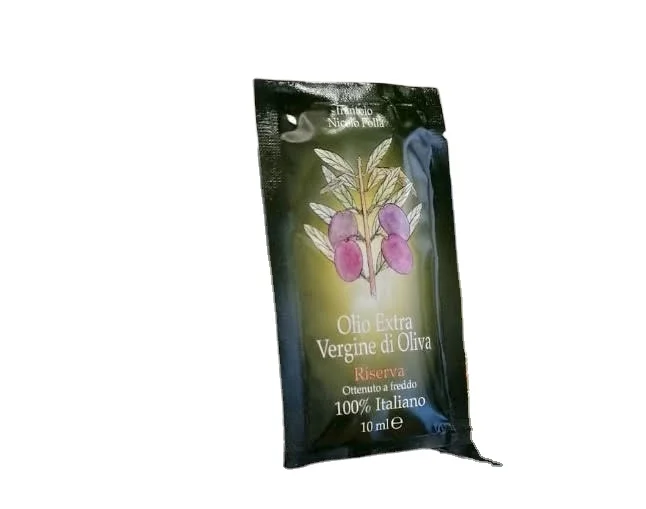 Premium sachets - single doses of Italian extra virgin olive oil by Nicolo Polla since 1875 ideal for restaurants and take away
