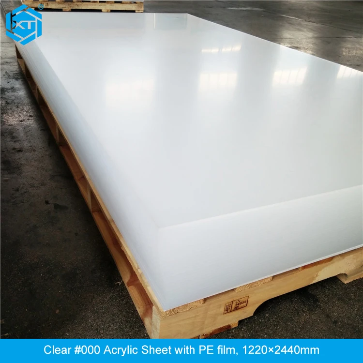 Triable Ultrathin ultra clear thick unbreakable types of pmma cast acrylic glass sheet board