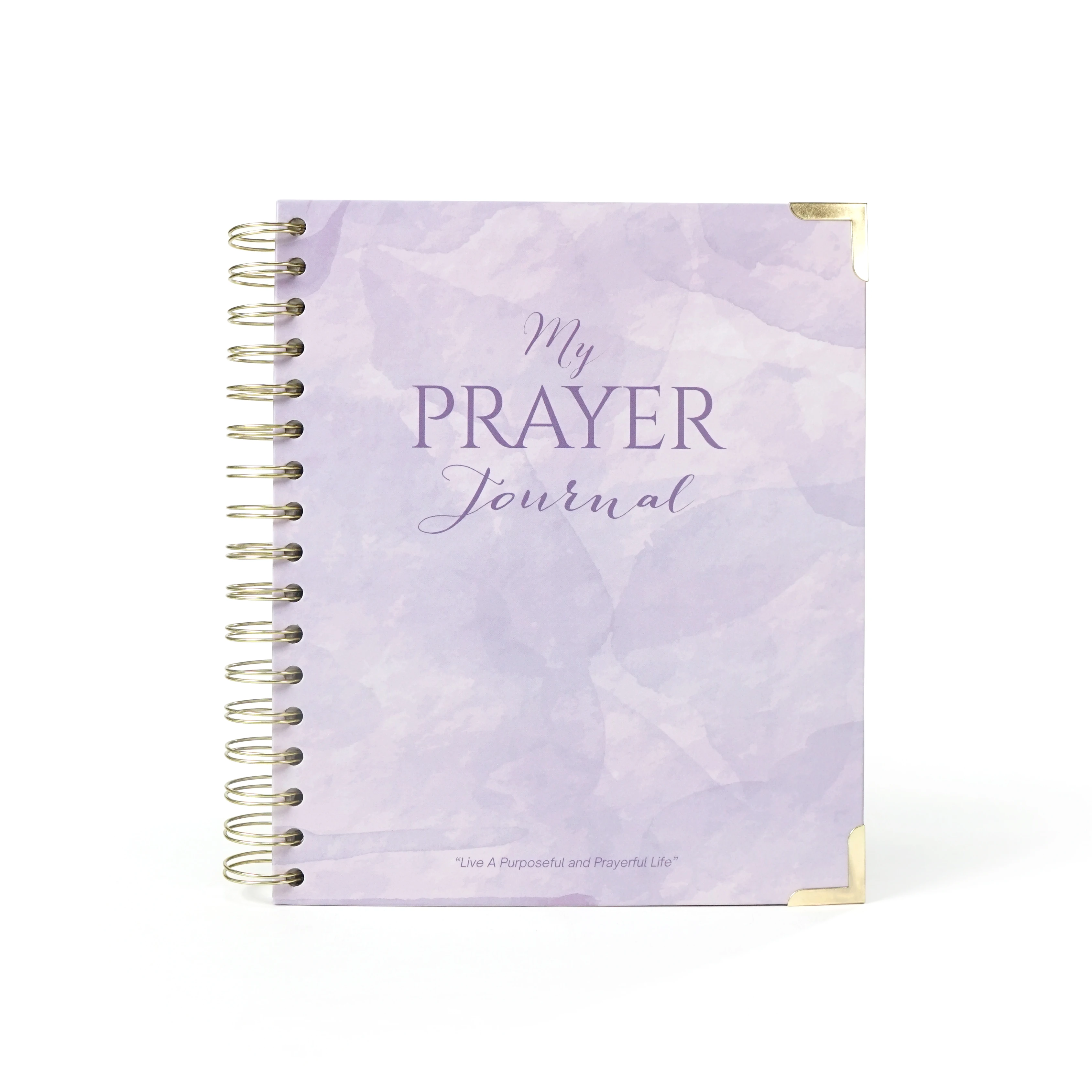 2025 New Product Custom Prayer Journal Planner Printing Hardcover Gratitude Self Care Notebook Wellness Prayer Journal For Women