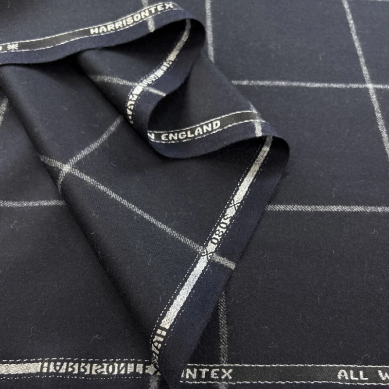 Factory customized anti-wrinkled polyester viscose woven fabric english selvage tr fabric for women men