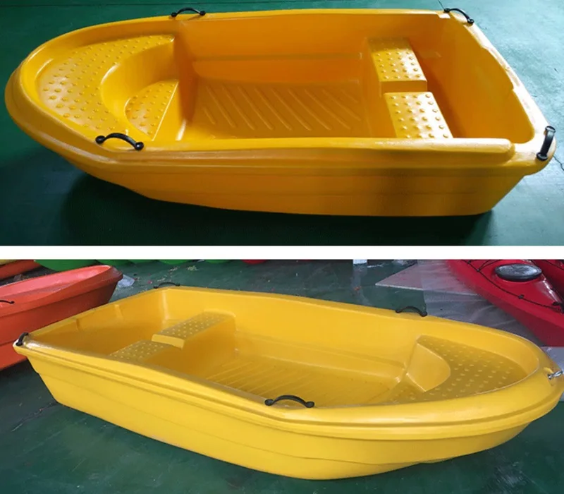 Cheap rigid Plastic Boats tank boat for cleaning red 9feet