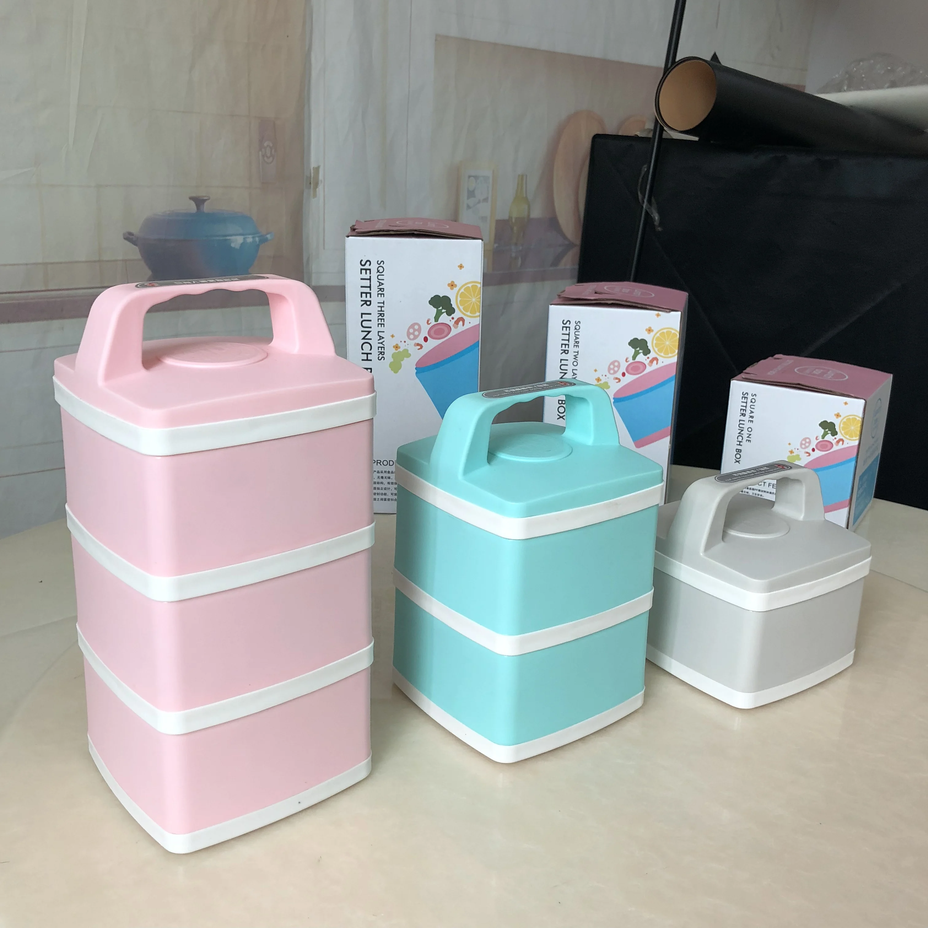 New 18/8 tiffin thermal leakproof bento lunch box container for kids