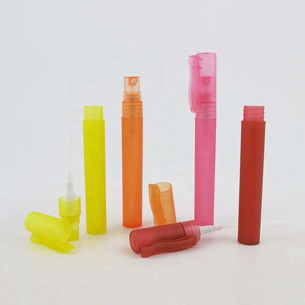 Multicolor Small Refillable Travel pen perfume bottle 10ml 10ml 1/3oz parfum liquid packaging container wholesale