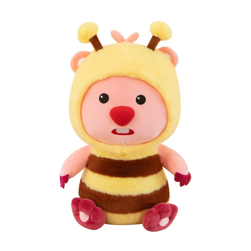 Explosive Cute drag cute beaver Ruby loopy doll plush toy wholesale Bee doll little beaver plush throw pillow children plush toy