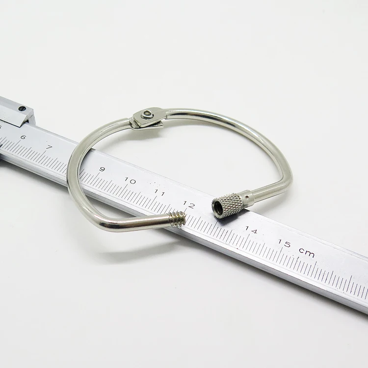 YIWANG Hot Sale Iron 50mm Hardware Key Chain Lock Ring With Screw