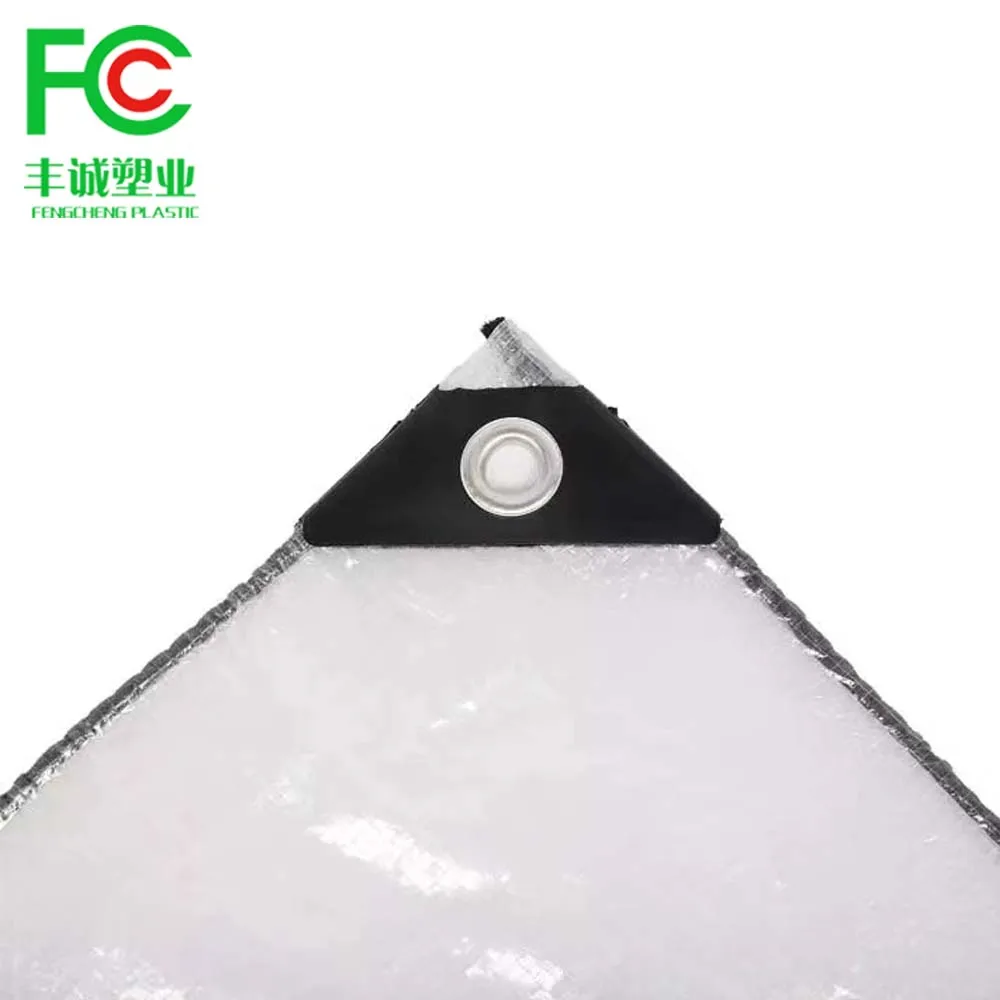 2m x12m cherry orchard rain cover with reinforced bond Cherry tree cover transparent PE woven tarpaulin for Chile market