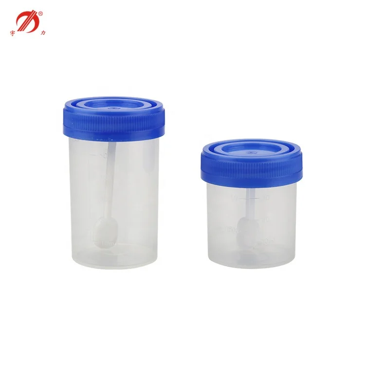 30ml, 60ml size sterile container stool specimen cup