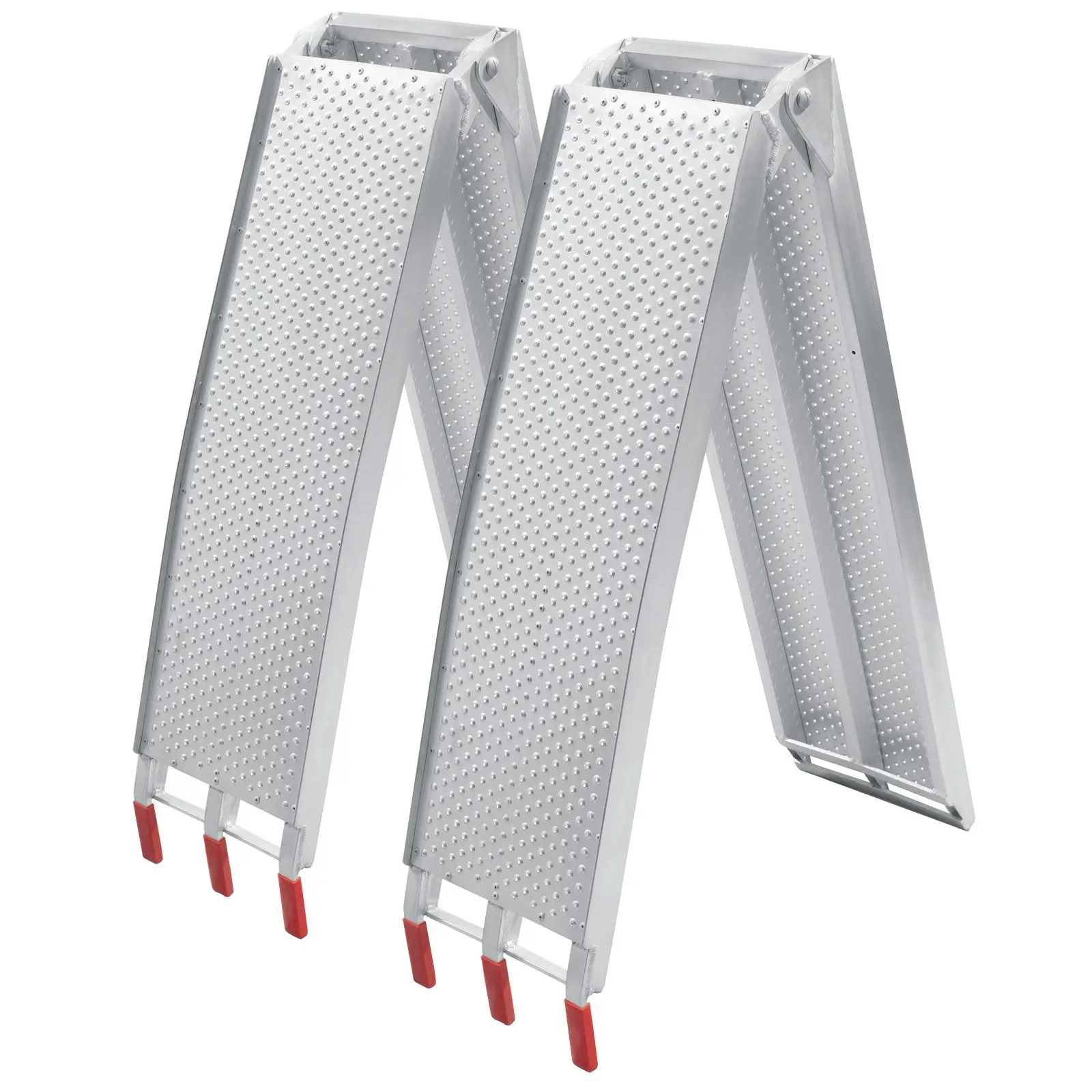 Aluminum Folding 750 Lbs Capacity Portable Dirt Atv Truck Ramps for Pickup Trucks Motorcycle