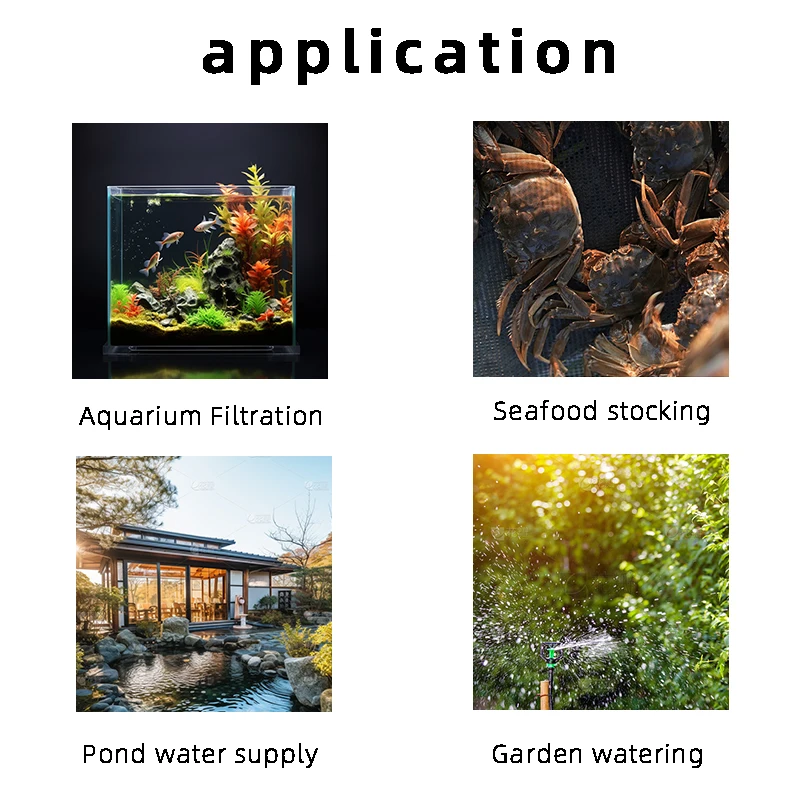 QihangRAS pool water pump koi pond filters circulating water pump aquarium fish tank accessories mini submersible water pump