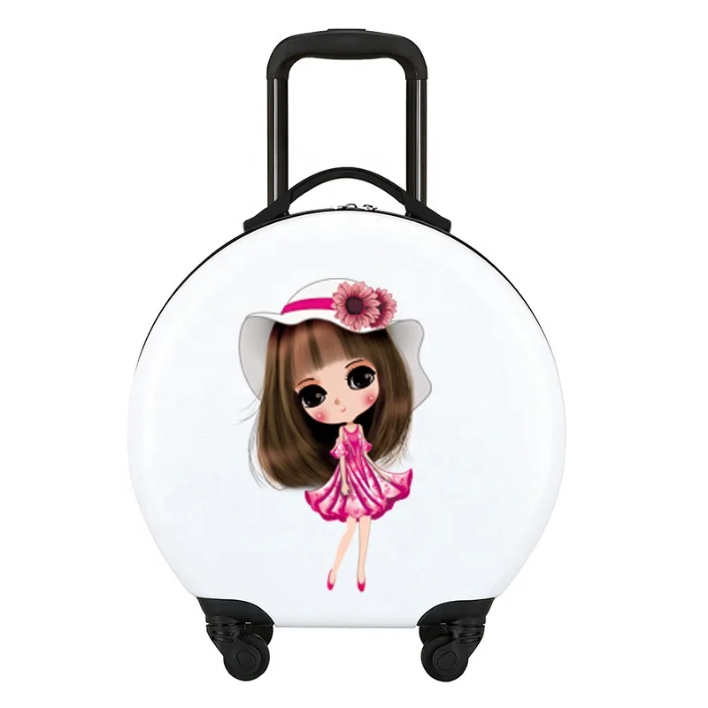 Luggage Kids Travel Trolley Luggage Bag Cartoon Printing Suitcase