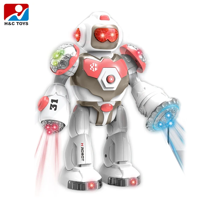 Smart robot toys intelligent music and light electric walking robot education kids robot toy