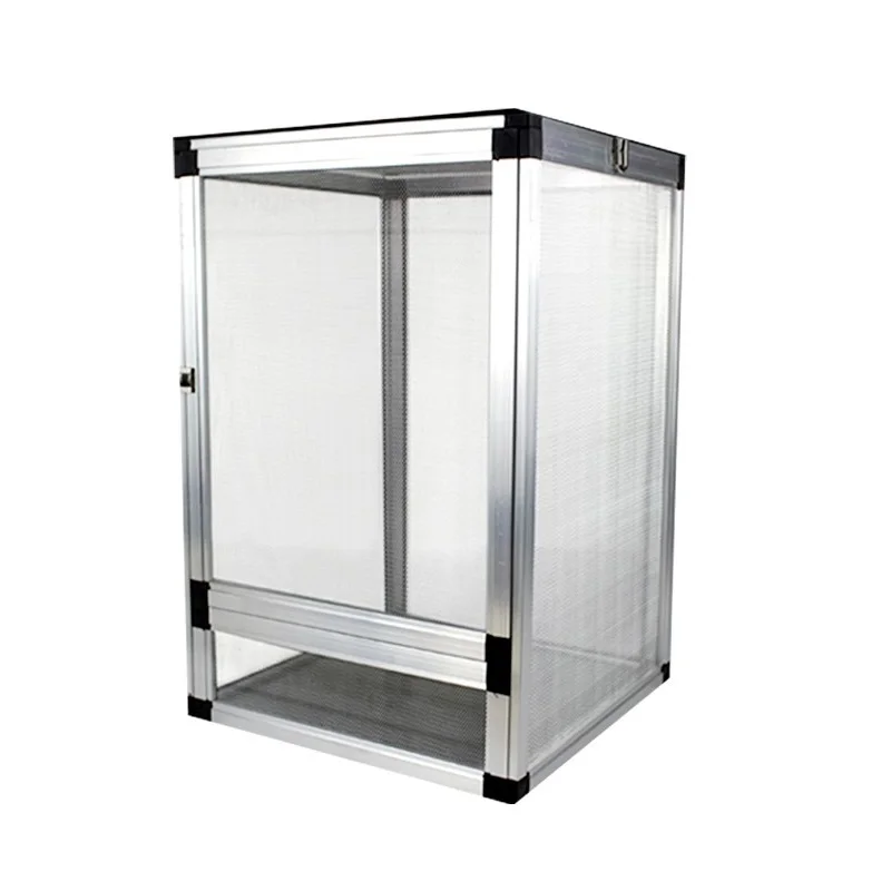 NOMOY PET wholesale hot sale large size aluminium alloy reptile screen cage enclosure metal terrarium for reptiles