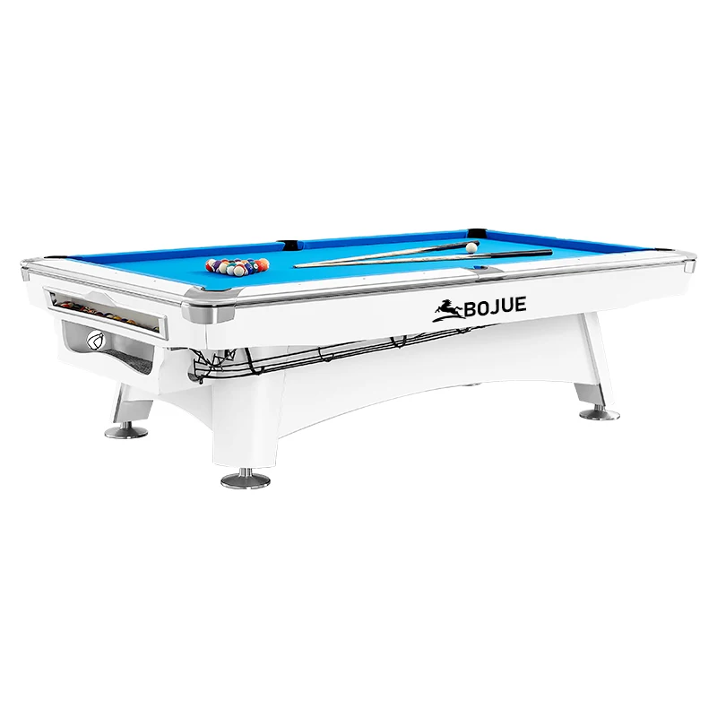 Over 30 Years Unisex Nine-Ball Pool Table Perfect Quality and High-Performance Custom Size with Slate Cushion for Sports