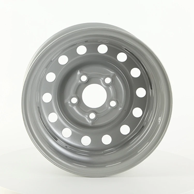 Passenger car wheels 14 inch 5Jx14 5x112 light truck rims steel trailer wheel rims for sale
