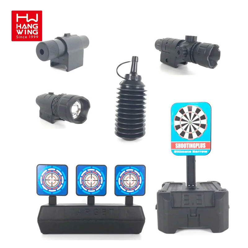 Wholesale Cheap Water Bomb Ball Gun Softball Gun Accessories Including Single bar Target, Infrared, Flashlight, Storage Bottle