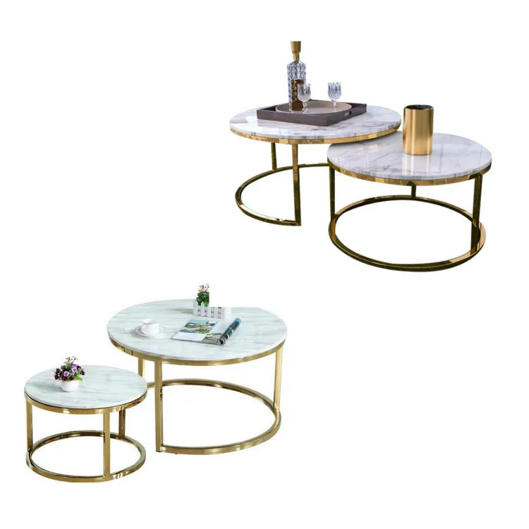 Professional Marble Living Room Table Set Ceramic Coffee Table Room Material Customized Coffee Table Living Room made in China