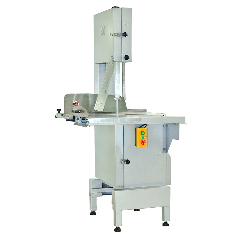 Electric Bone Cutting Machine 1100W Commercial Bone Saw Machine Frozen Meat Slicer Large Table Saw Butcher Band Saw