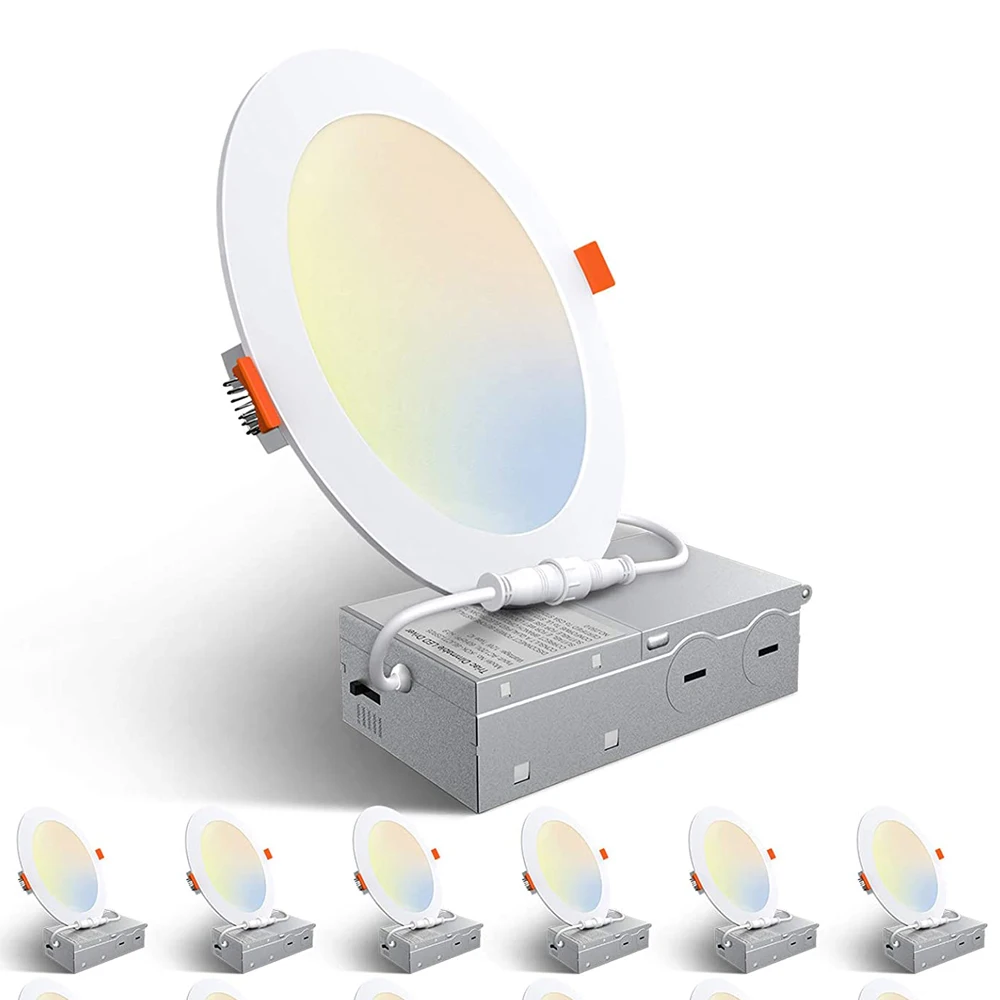 2700K 3000K 3500K 4000K 5000k Led Recessed Dimmable Office Adjustable Downlight Ceiling Spotlight Led Ceiling Panel Light