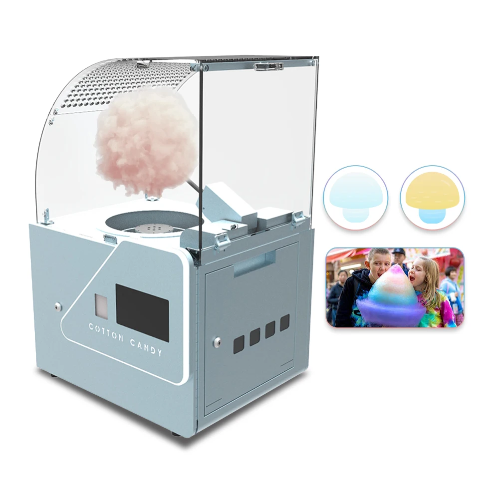 110V 220V Mini Electric smart vending Cotton Candy Making Sweet Sugar Floss Machine
