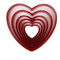 HY 6 шт. комплект с надписью «Love» в форме сердца печенье торта прессформы край Фрезы Diy Инструменты для выпечки