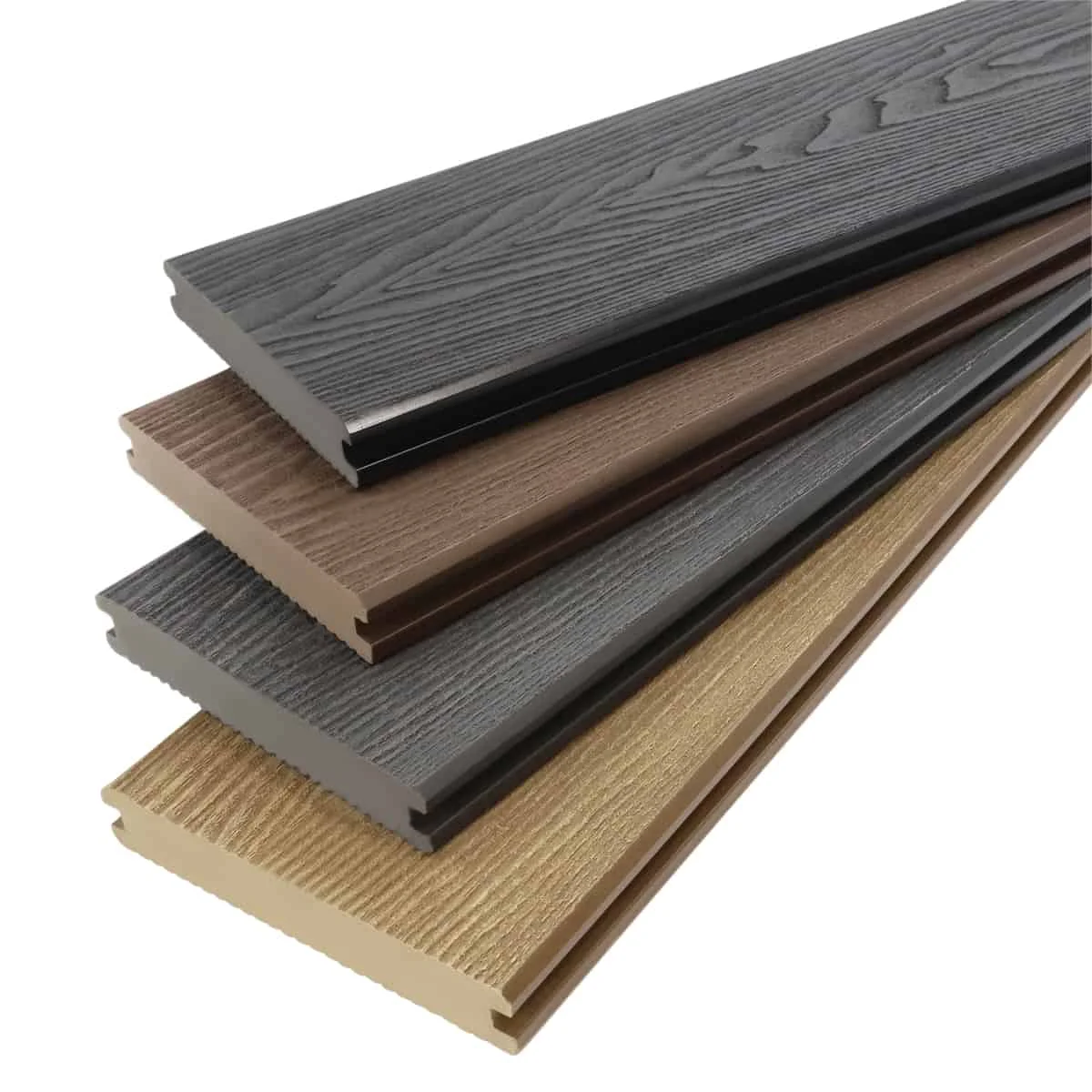 WPC Decking Manufacturer Weather Resistance Composite Wood Decking Boards Solid