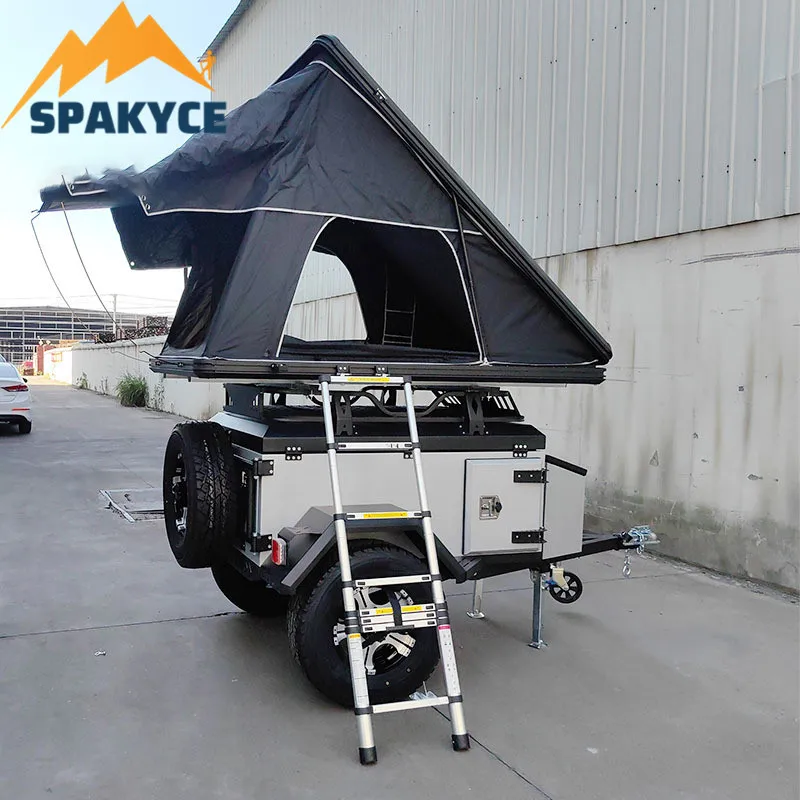 Small trailer off-road vehicle trailer tent RV wilderness outdoor self-driving camping trip trailer house