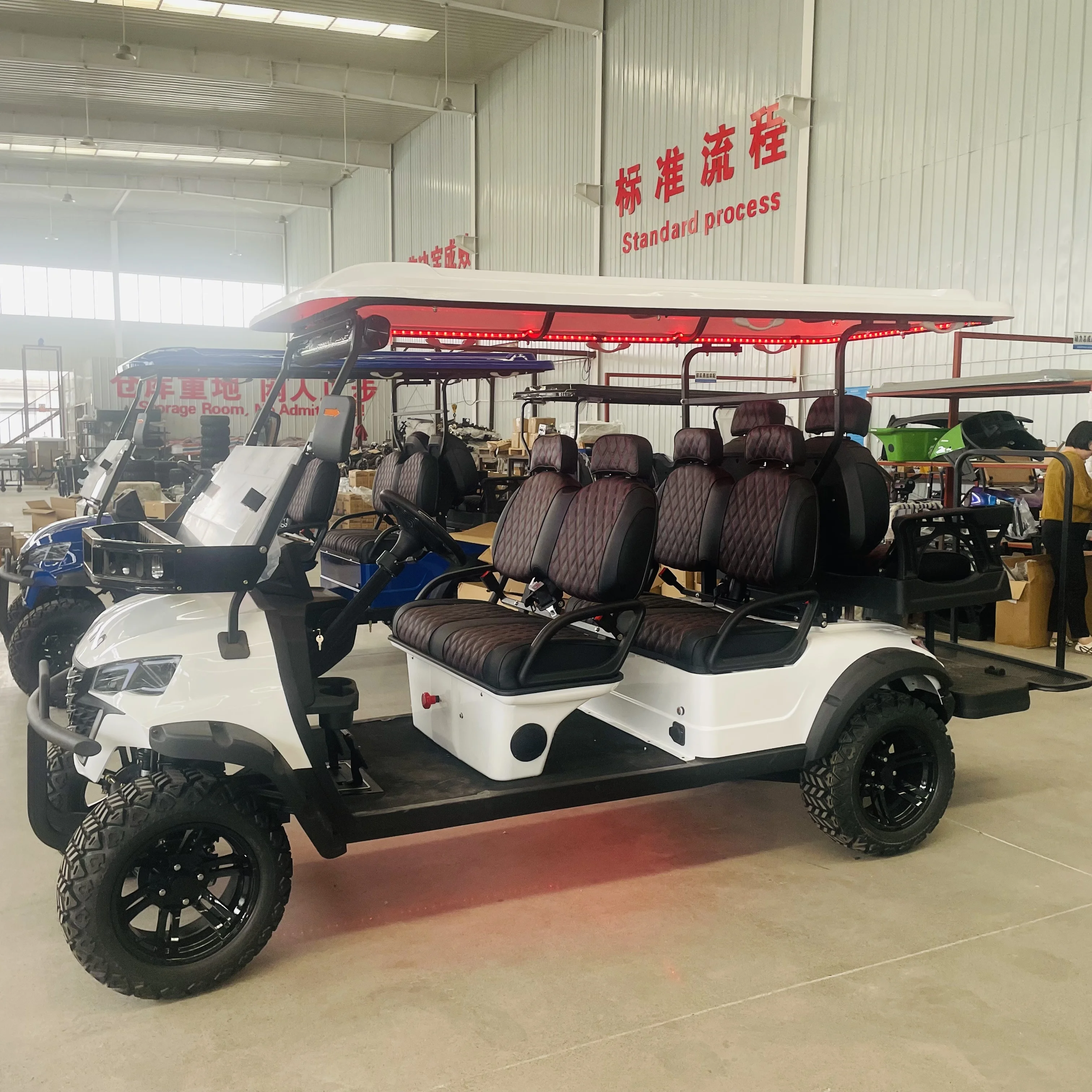 China Wholesale Price 6 Seaters Electric Golf Cart Cheap Price Club Car Golf Buggy Luxury Golf Cart