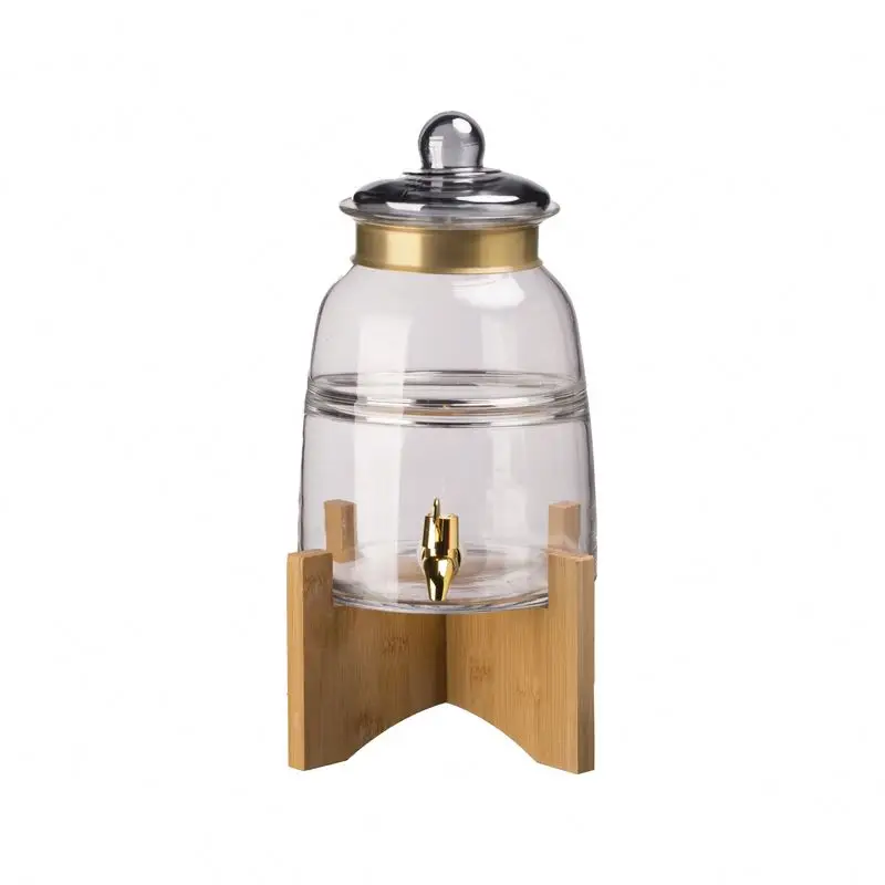 Wholesale SGS certificate Customized logo fruit juice dispenser with copper ring 8L/5L/4L/3L