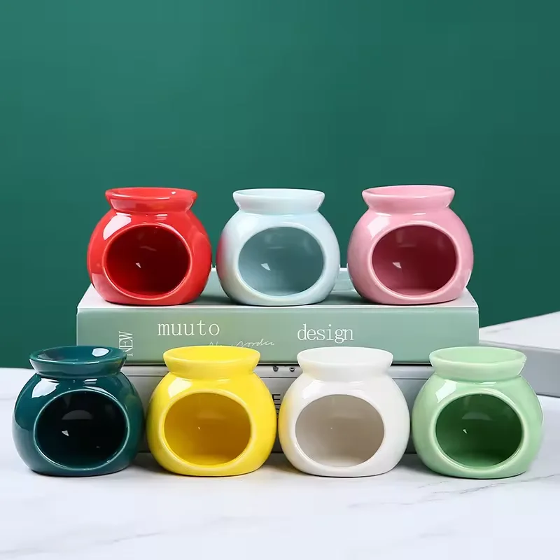 Porcelain Wax Melt burner essential Fragrance ceramic oil burner home wax burner for decoration