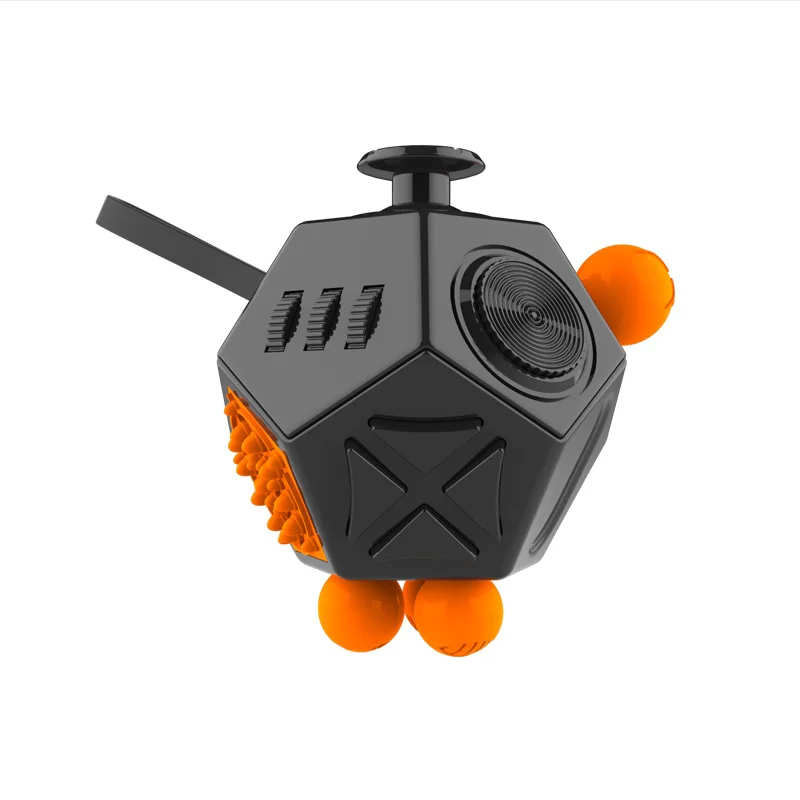 New Mini 12 Sides Magic Gadgets Kid Fidget Cube Toys Hand Spinner Toy Gifts Anti Depression Cube