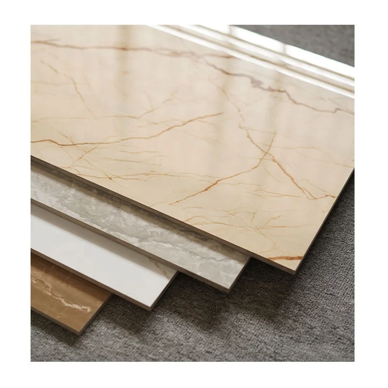 Dark Gray High Glossy Glazed Stair Case Riser Anti-Slip Porcelain Golden Groove Stair Step Tile