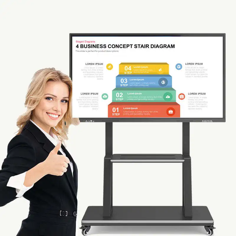 100 Inch Interactive Boards Display Screen Interactive digital signage For Teaching And Conference Smart Board