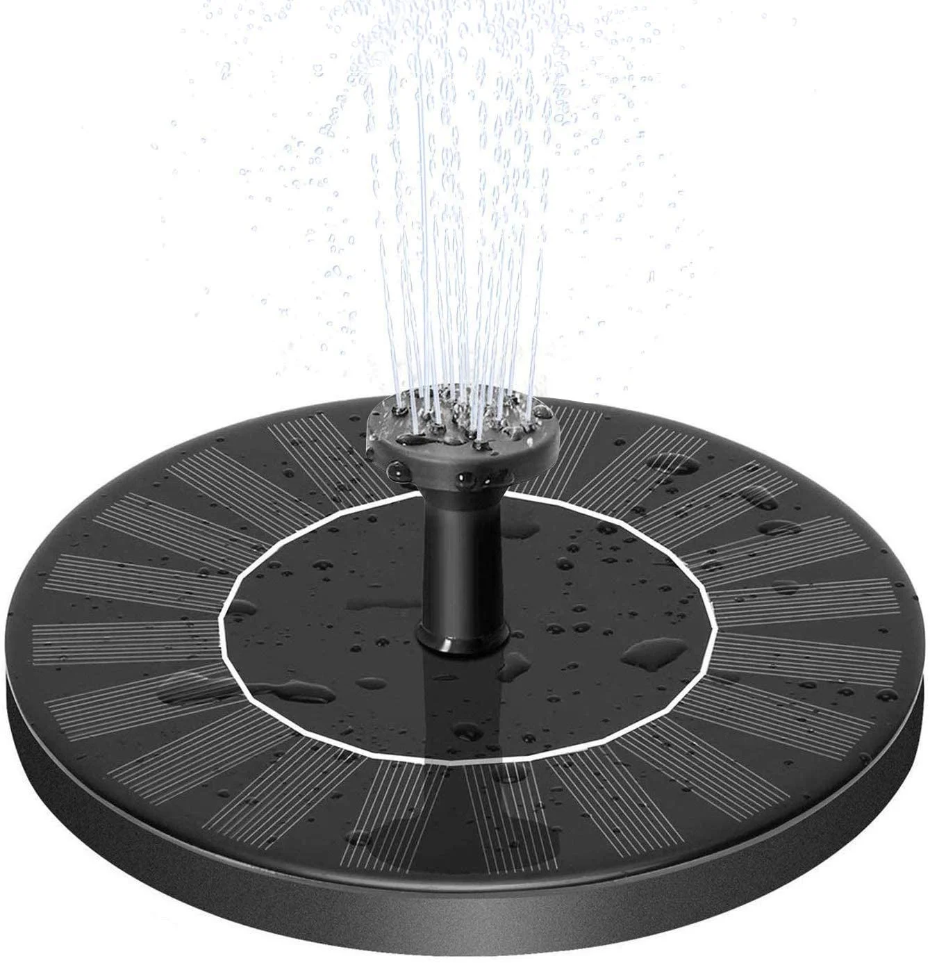 Садовый фонтан на солнечных батареях, садовый фонтан, водопады, водостойкий насос