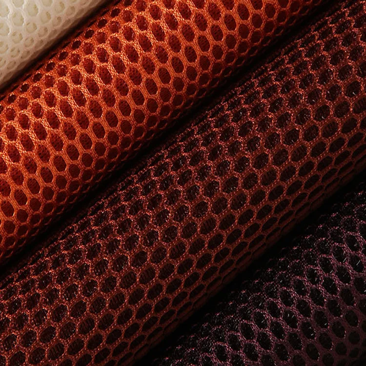 STOCK LOT 3D Spacer Sandwich Polyester Air Mesh Fabric For Office Chair Car Seat Shoes Cushion