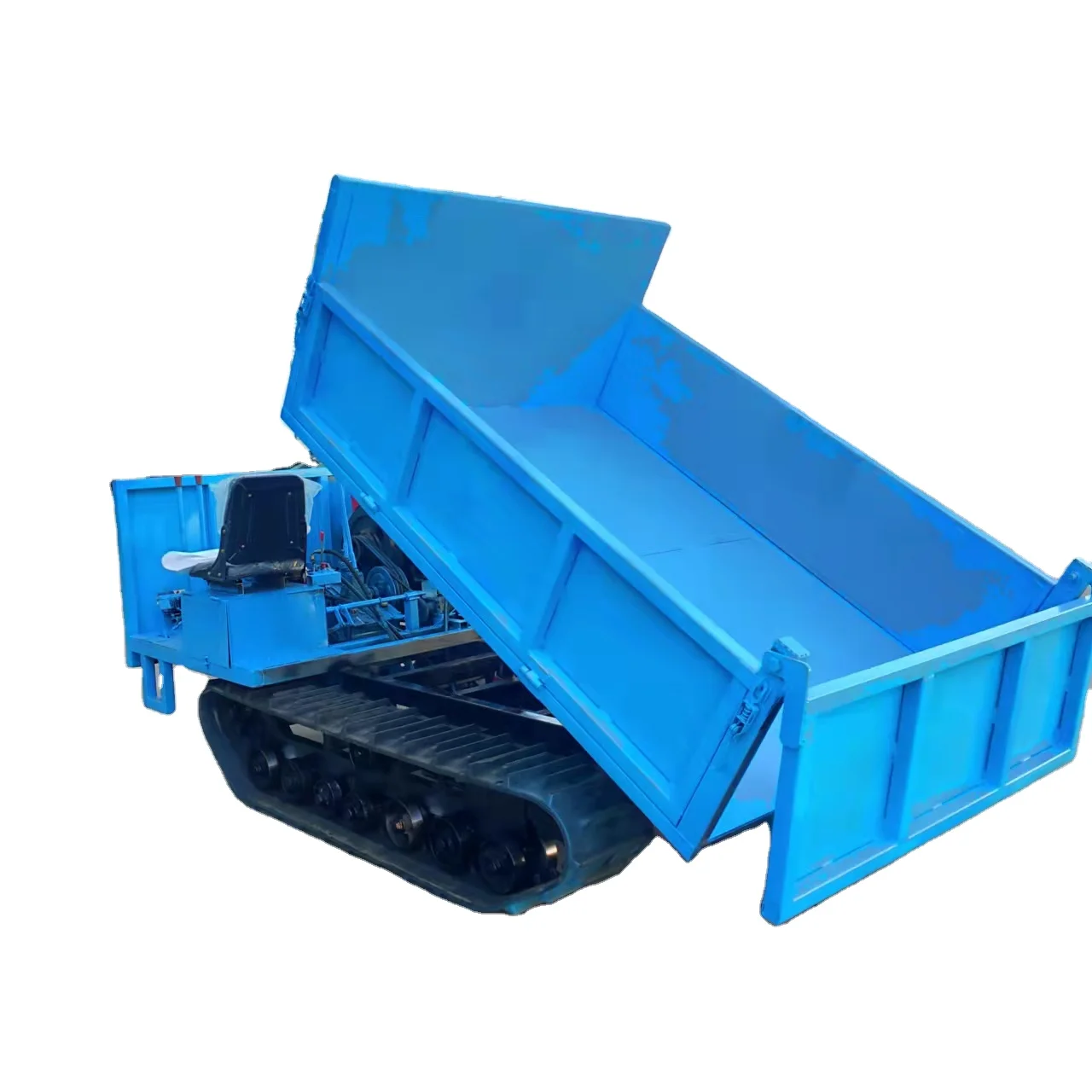 4Tons Cargo Truck Crawler Hydraulic Crawler Tracked Dumper for Farm and Garden Use