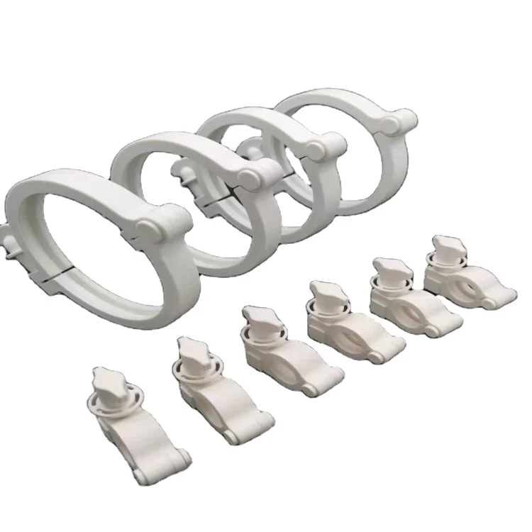 OEM Custom Plastic lost wax precision casting clamp 1.5 inch single pin plastic clamp