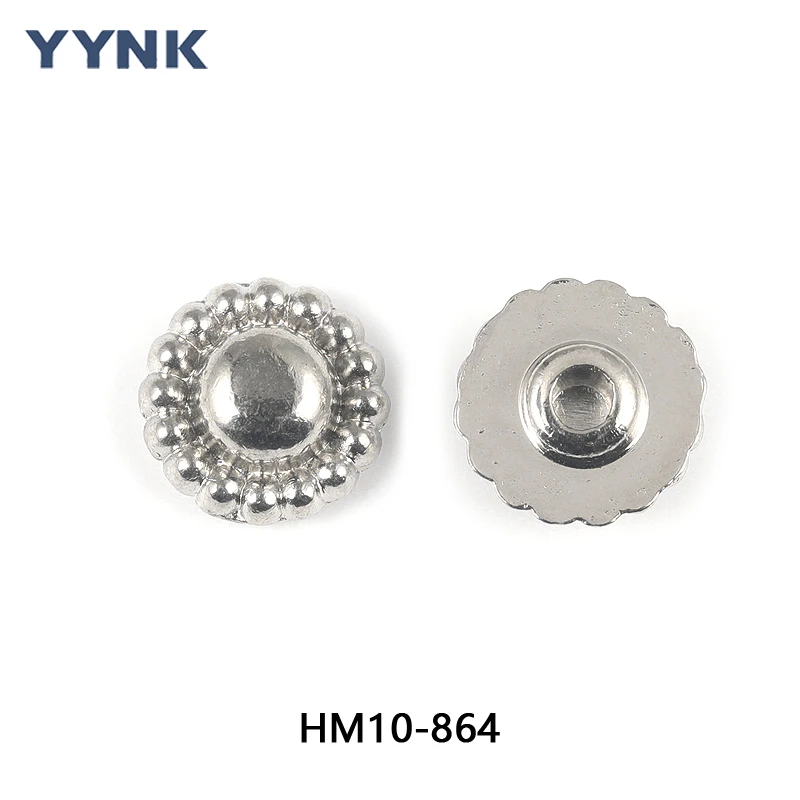 OEM ODM Custom Embossed Logo Pocket Button Metal  Tack Jeans Button Buttons and Rivets for Denim Jacket Pants